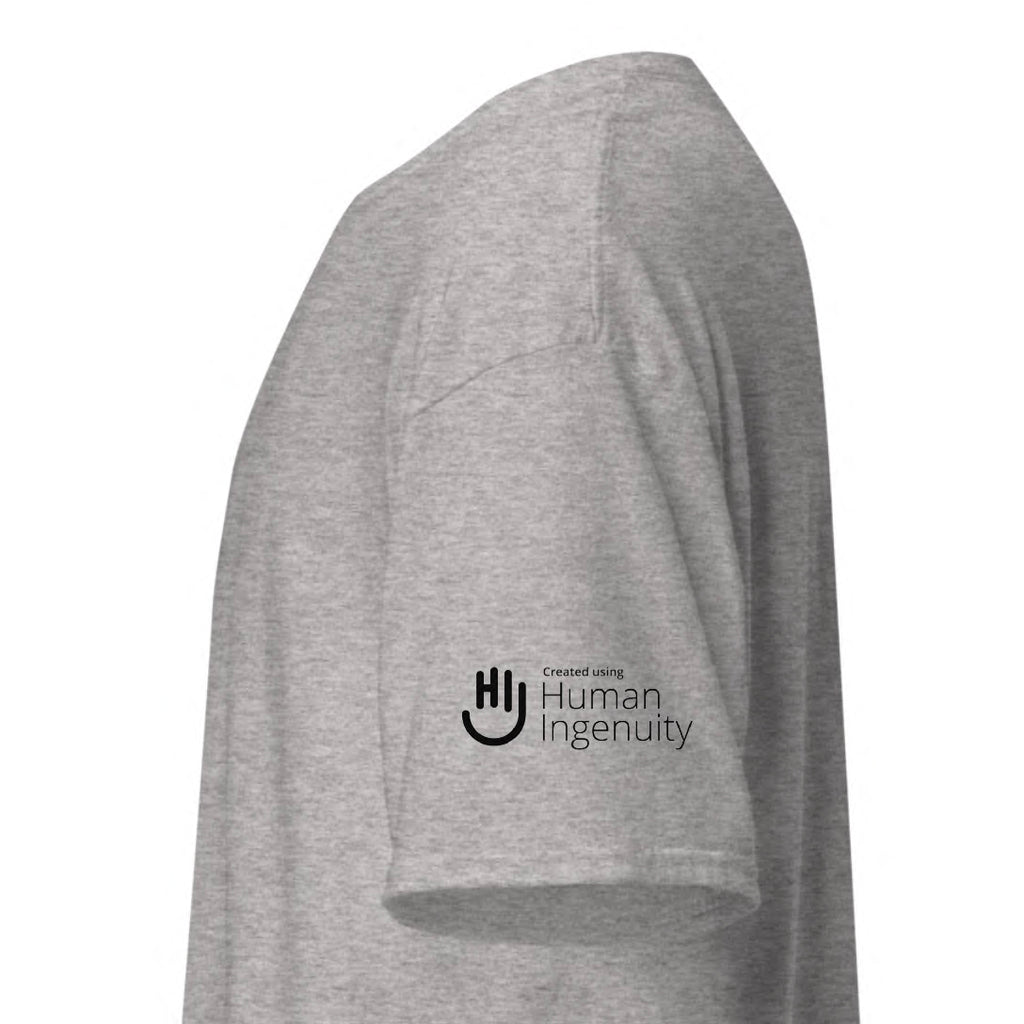 Unisex Grey Hi from a Human Classic Tee Shirt