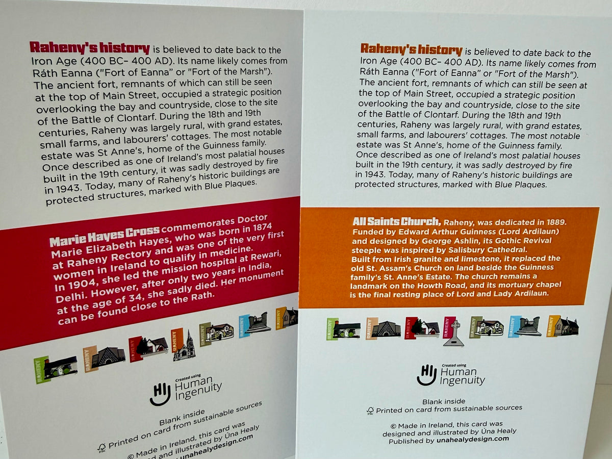 Raheny, Illustrated: A Limited-Edition Set of 8 Original Cards